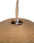 Java Dome Handwoven Rattan 23" Pendant