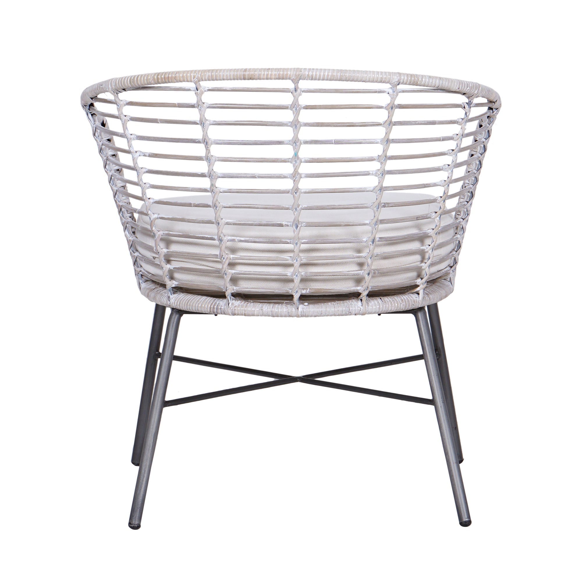 Indigo Road by Egypt Sherrod x East at Main Cove Rattan Curved Occasional Chair