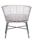 Indigo Road by Egypt Sherrod x East at Main Cove Rattan Curved Occasional Chair