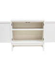 Indigo Road by Egypt Sherrod x East at Main Raffia Paneled 2 Door Storage Cabinet