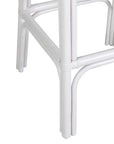 Stacie Rattan Lattice-Back Stool