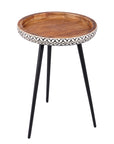 Jada 16" Bone Inlay Side Table