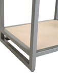 Box Cane 1 Drawer Nightstand
