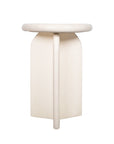 Armos Round Solid Munggur Wood 14" Side Table