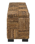 Daria 39" Woven Abaca Storage Bench
