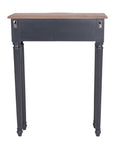 Josephine Narrow 24" End Table Console, Drawer, Natural Top