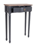 Josephine Narrow 24" End Table Console, Drawer, Natural Top