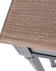 Josephine Narrow 24" End Table Console, Drawer, Natural Top