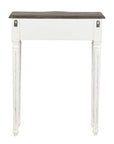 Josephine Narrow 24" End Table Console, Drawer, Natural Top