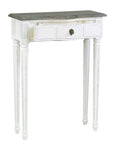 Josephine Narrow 24" End Table Console, Drawer, Natural Top