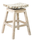 Lawson Wood & Coconut Counter Stool