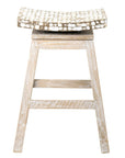 Lawson Wood & Coconut Counter Stool