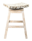 Lawson Wood & Coconut Counter Stool