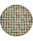 Mila Coconut Shells Round Accent Table