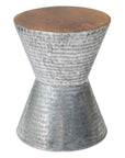 Lupton Wood and Metal Accent Table