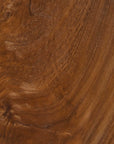 Lupton Wood and Metal Accent Table