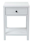 Wright 17" Solid Wood 1-Drawer Nightstand Solid Wood nightstand