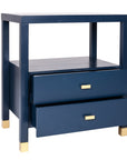 Hooper 2-Drawer Solid Wood Side Table