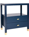 Hooper 2-Drawer Solid Wood Side Table