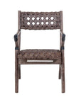 Sahara Rattan Arm Chair Solid Wood accent chair