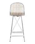 Dover Open Rattan Stools, Set of 2