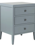 Webb 3 Drawer Solid Wood Nightstand