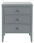 Webb 3 Drawer Solid Wood Nightstand