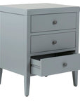 Webb 3 Drawer Solid Wood Nightstand