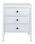 Webb 3 Drawer Solid Wood Nightstand