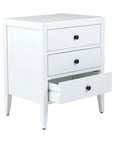 Webb 3 Drawer Solid Wood Nightstand