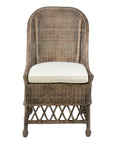 Marietta Curved Rattan Dining Chair