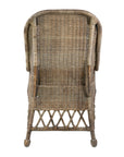 Marietta Curved Rattan Dining Chair