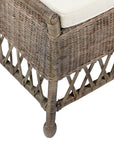 Marietta Curved Rattan Dining Chair