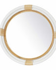 Marina Round Rattan 23" Mirror