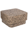 Samoa Square Recycled Coconut Shell 32" Coffee Table
