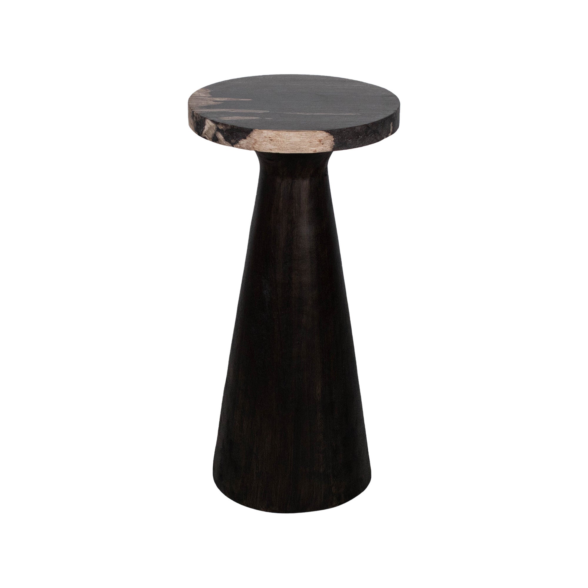 Indigo Road by Egypt Sherrod x East at Main Kayu Petrified Wood Pedestal Table