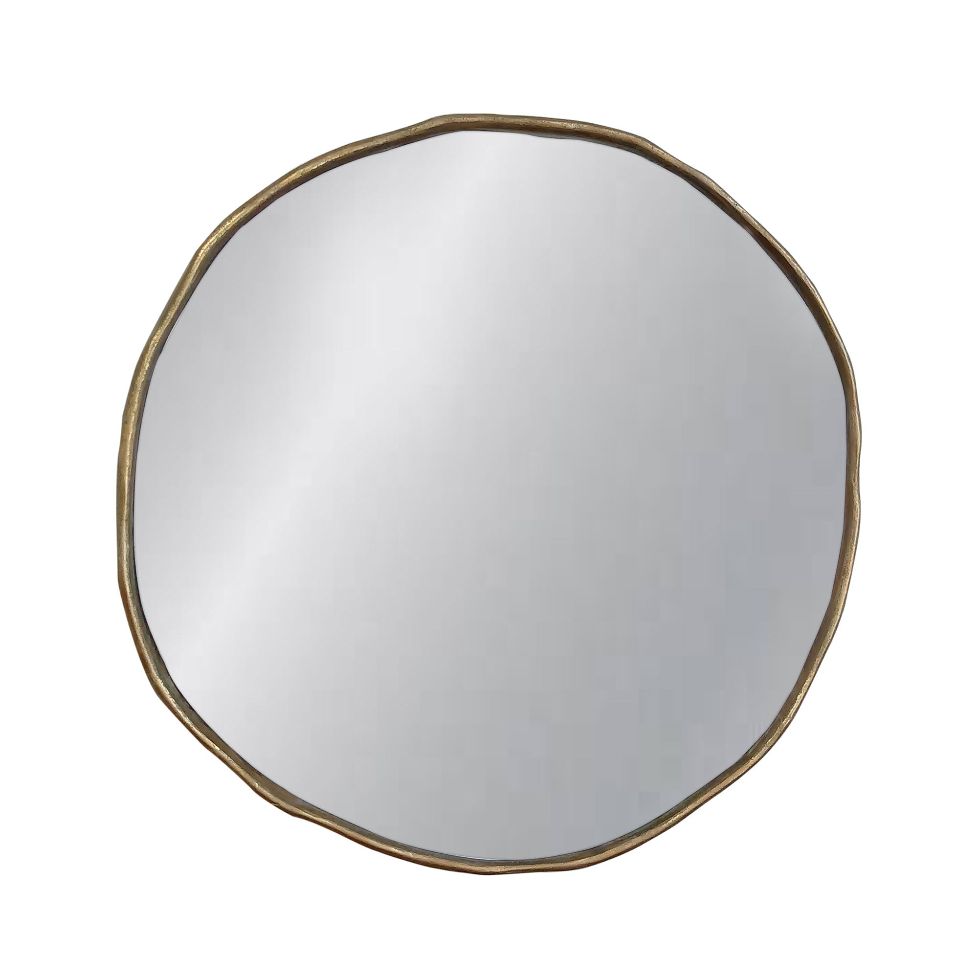 Indigo Road by Egypt Sherrod x East at Main Marni Organic Brass Metal Mirror