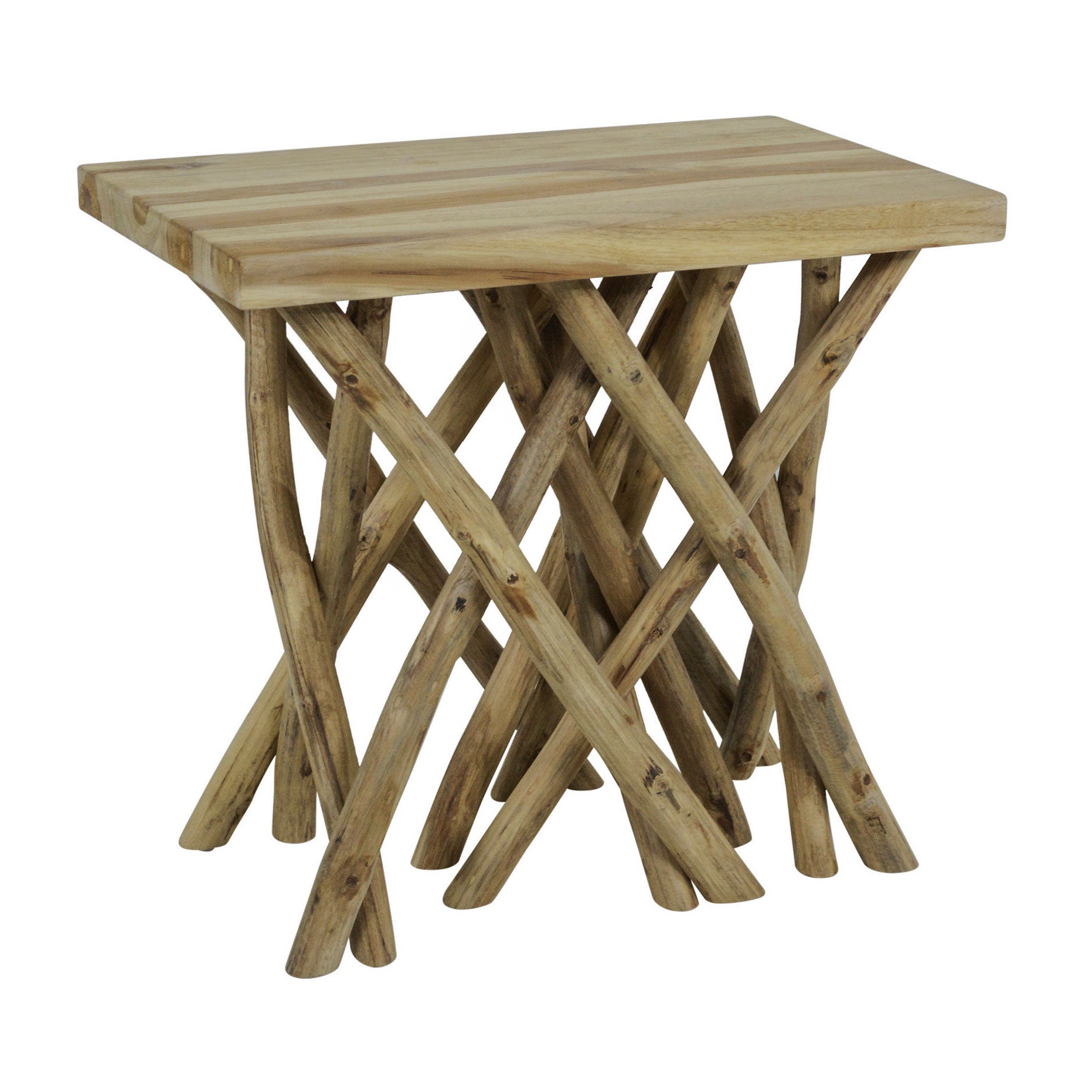 Natura Teak Branch Accent Table