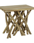 Natura Teak Branch Accent Table