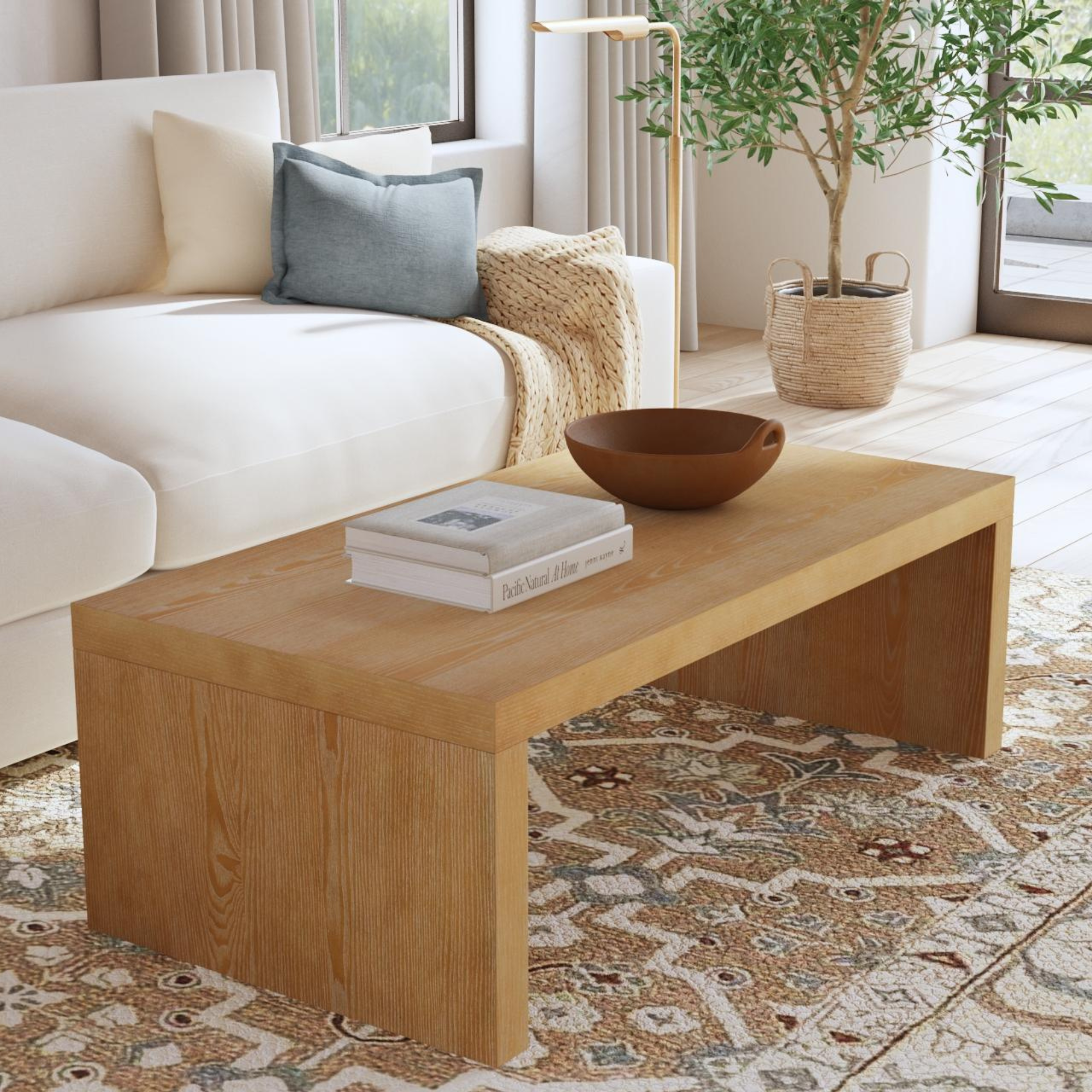 Indigo Road by Egypt Sherrod x East at Main Jasper Waterfall Rectangular Coffee Table