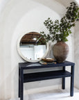 Indigo Road by Egypt Sherrod x East at Main Gia Raffia Console Table