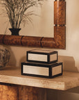 Alba Rectangular Resin Inlay Nesting Box, Set of 2