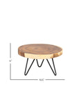 Burma Teak Wooden Riser Solid Wood tablescape