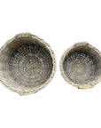 Moana Handwoven Rattan Storage Basket, Set of 2
