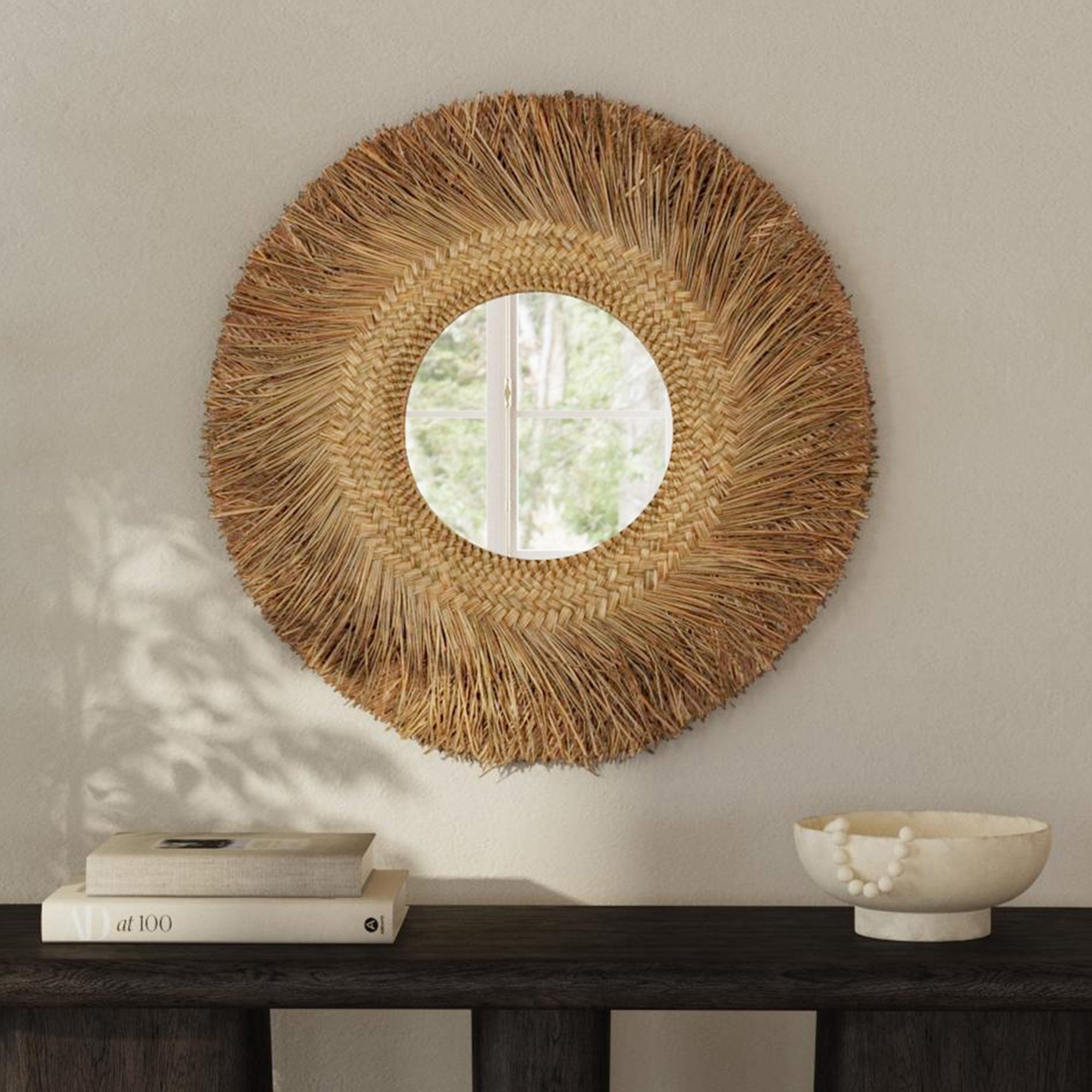 Indigo Road by Egypt Sherrod x East at Main Braided Seagrass Mirror