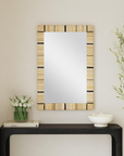 Leila Seagrass Rectangular Mirror