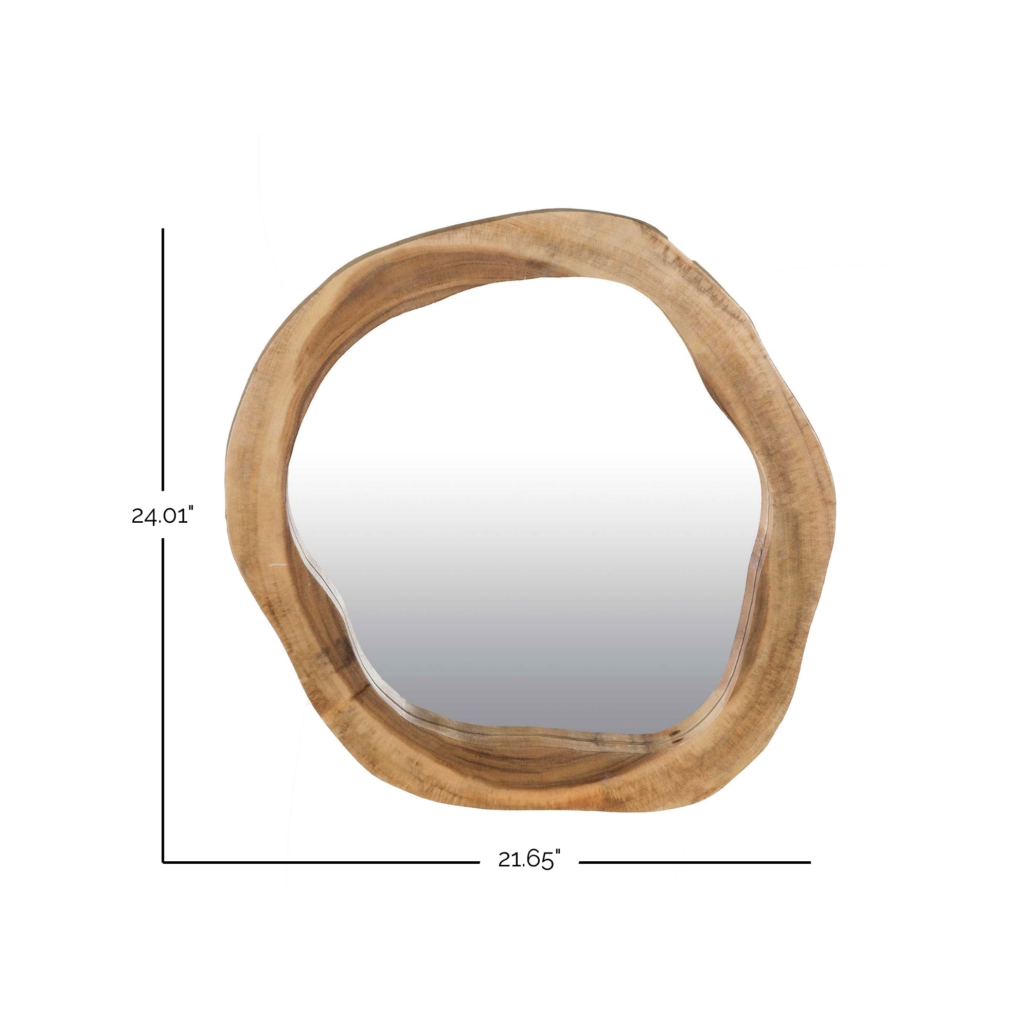 Victor Live Edge Solid Wood Mirror