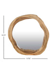 Victor Live Edge Solid Wood Mirror