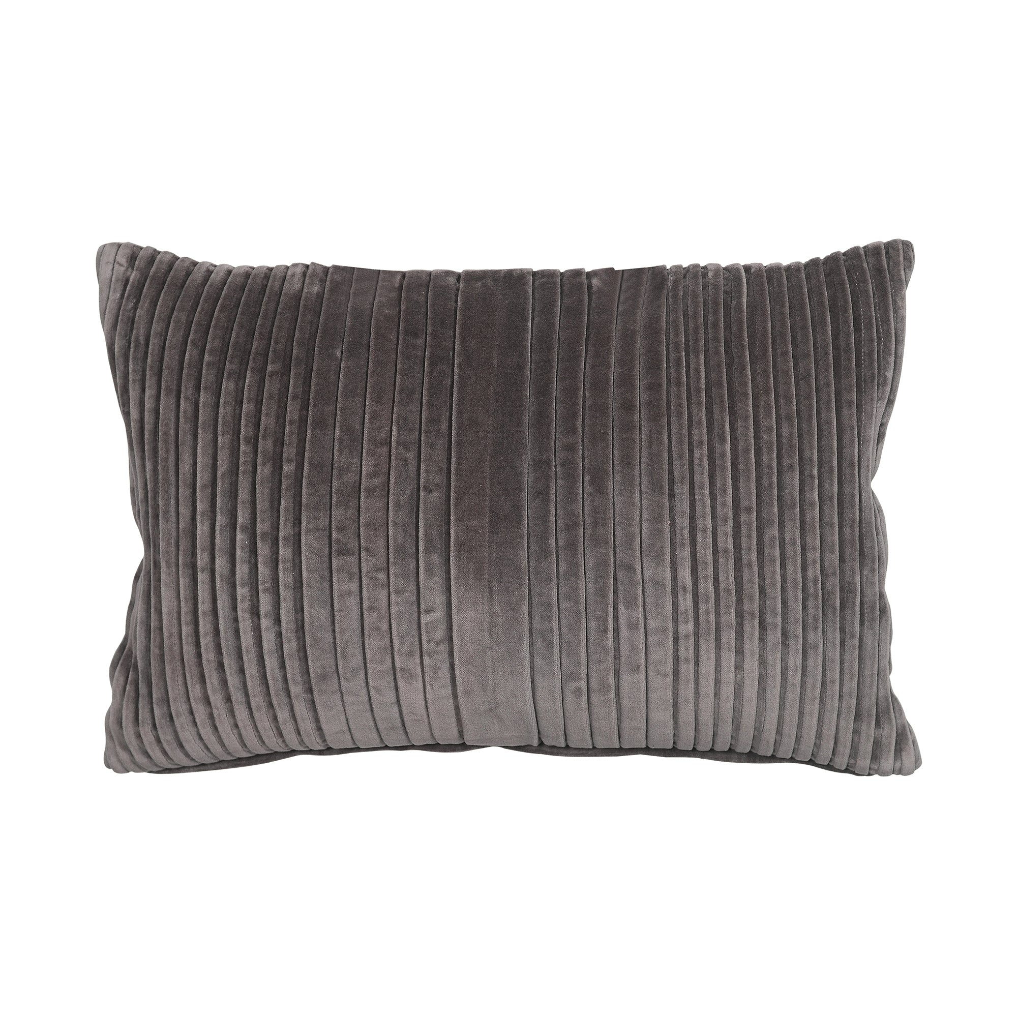 Hayes Pleated Velvet Pillow