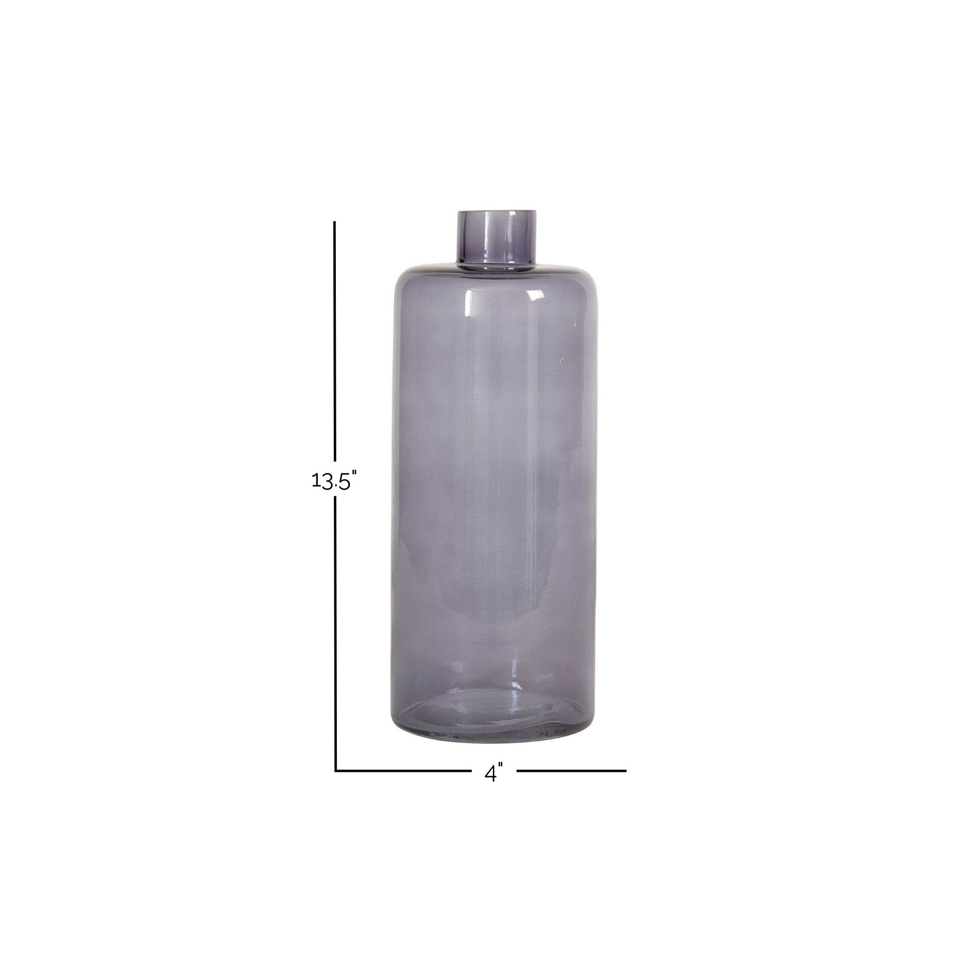 Ava Glass Vase Solid Wood vases